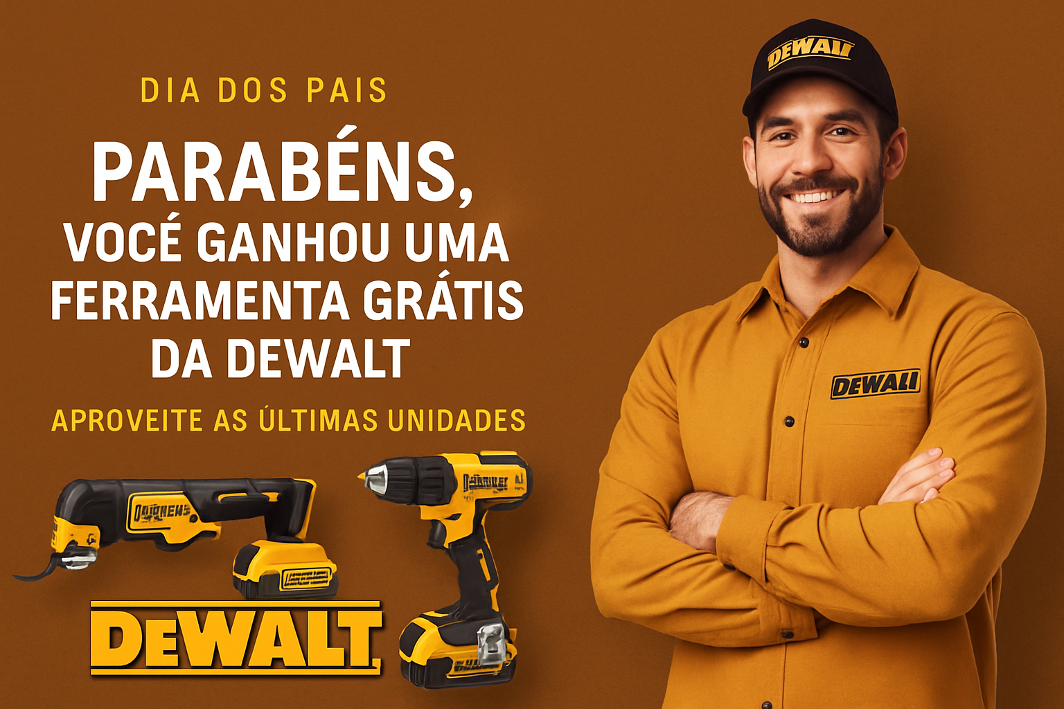 Promoção DeWALT Dia dos Pais